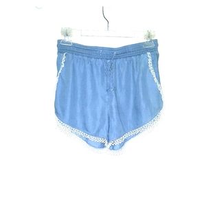 Floral print denim Couture Pull On